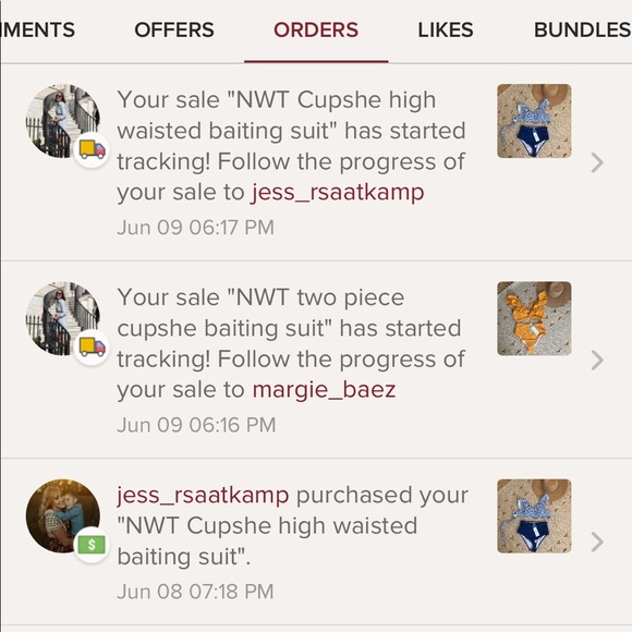 COPY - NWT Cupshe high waisted baiting suit - Picture 4 of 4